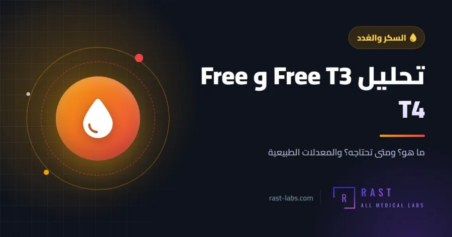 تحليل Free T3 و Free T4: ما هو؟ وما المعدل الطبيعي لهرمونات الغدة الدرقية